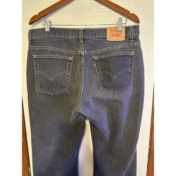 Levi’s 515 Vintage Black Boot Cut Jeans  Size 16 - Picture 7 of 11